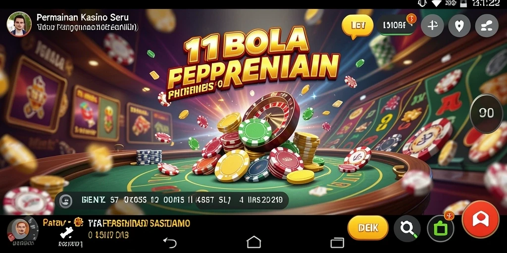 Tampilan gameplay seru dari 11BOLA dengan berbagai permainan kasino.