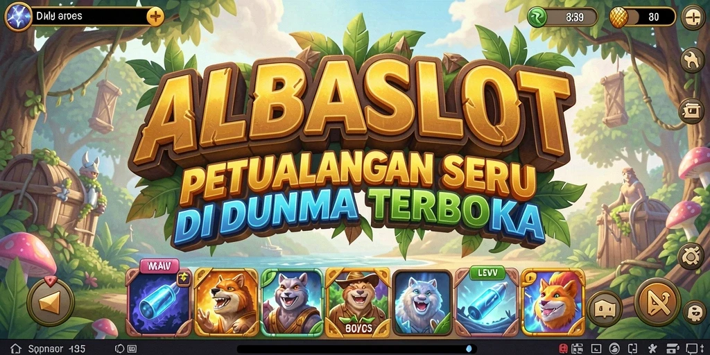 Tampilan gameplay yang menakjubkan dari ALBASLOT di dunia Open World.