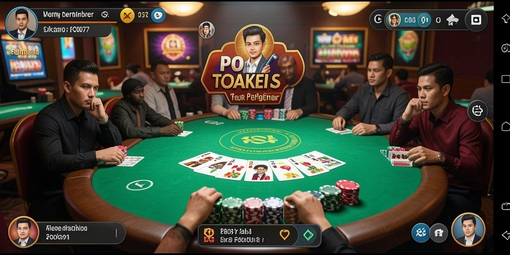 Tampilan gameplay Poker C0077 yang seru dan interaktif.