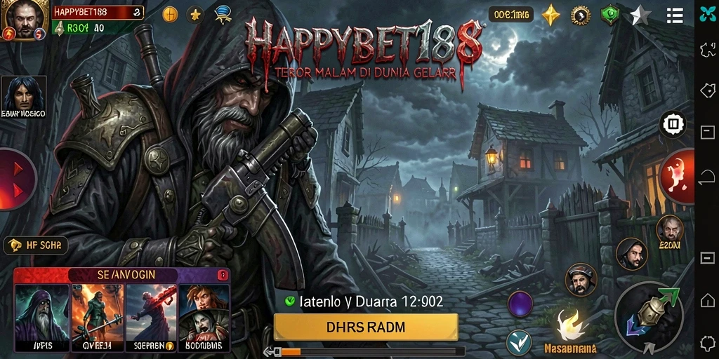 Screenshot menunjukkan gameplay menegangkan dari <strong>HAPPYBET188</strong>, penuh kegelapan dan ketegangan.