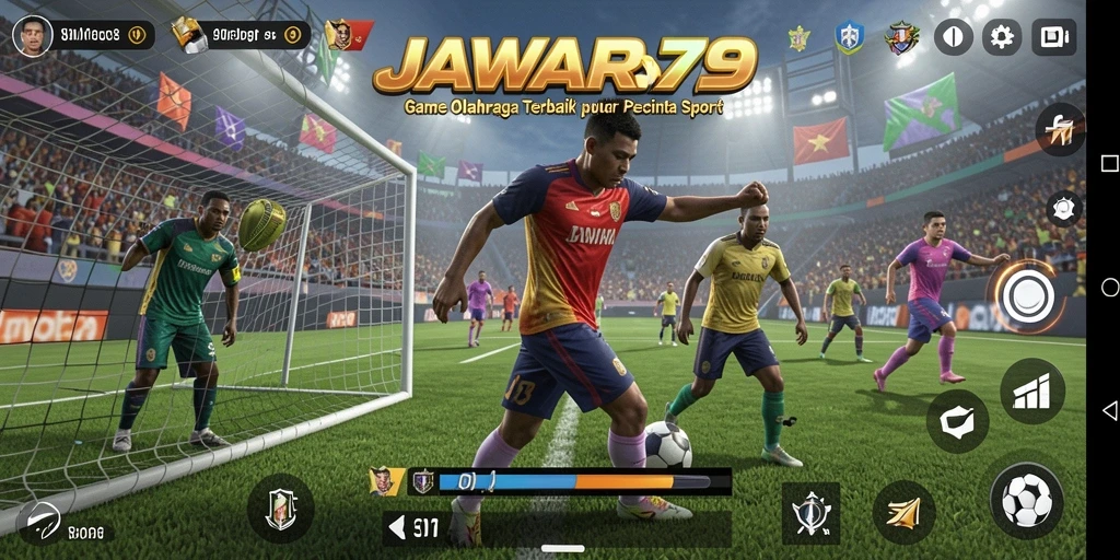 Tampilan gameplay seru dalam JAWARA79 yang memikat para pemain olahraga.