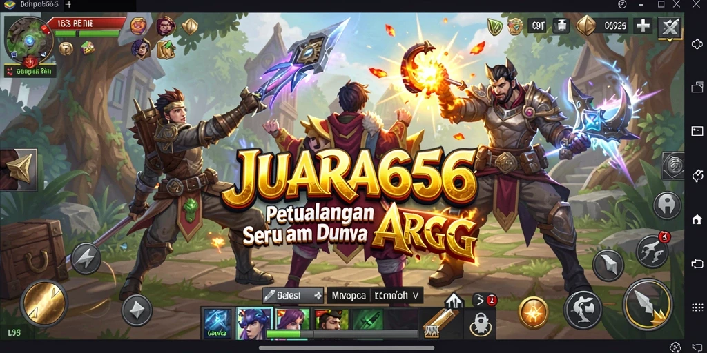 Tampilan gameplay JUARA666 yang menegangkan dan seru.