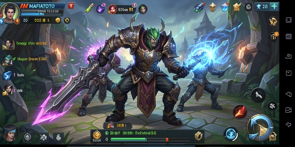 Gameplay MAFIATOTO dengan interaksi strategi yang mendalam.