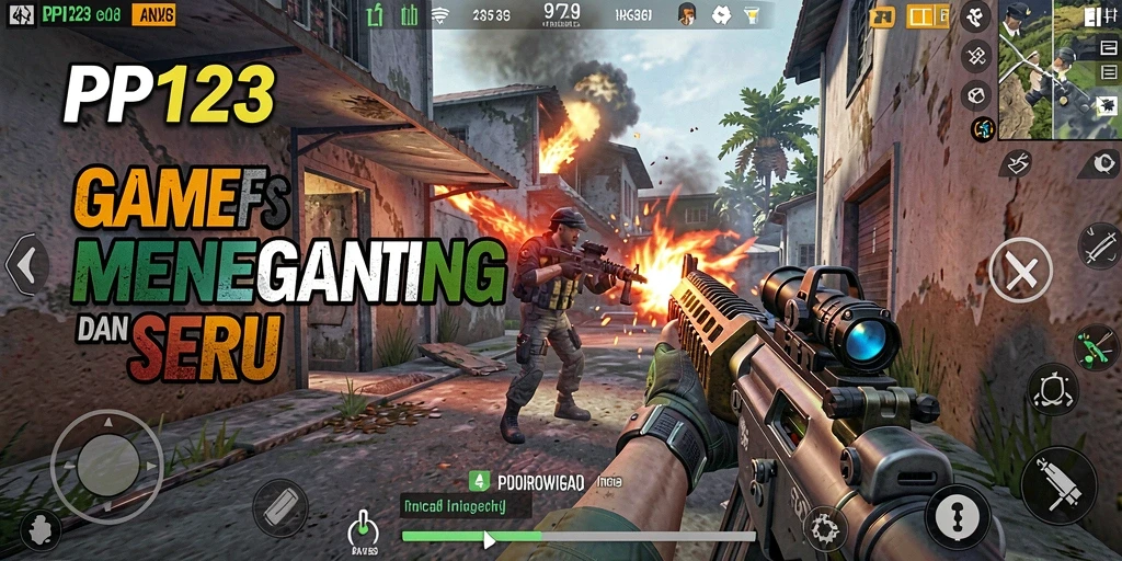 Gameplay seru di PP123 dengan aksi menembak yang mendebarkan.