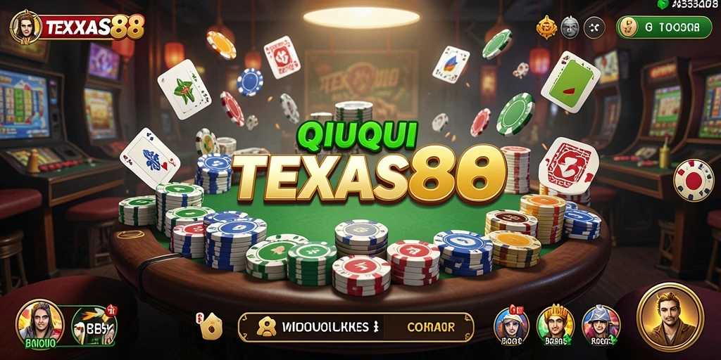 Tampilan menarik dari permainan QiuQiu TEXAS88.